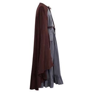 Gandalf The Lord of the Rings schwarze Robe Cosplay Kostüm Halloween Karneval Umhang