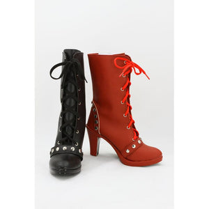 Batman Arkham Knight Harley Quinn Stiefel Cosplay Schuhe