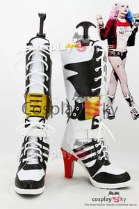 Batman Suicide Squad Harley Quinn Stiefel Cosplay Schuhe