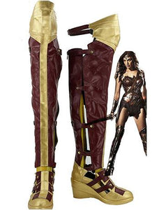 Batman v Superman:Dawn of Justice Wonder Woman Cosplay Schuhe