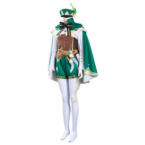 Venti Kostüm Set Genshin Impact Cosplay Halloween Karneval Kostüm