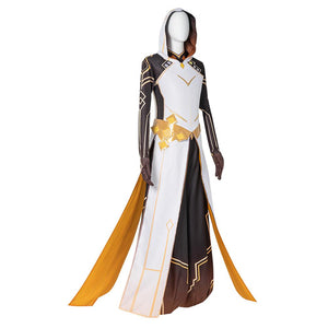 Genshin Impact Zhong Li Cosplay Kostüme Outfits Halloween Karneval Set