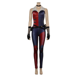 Mortal Kombat Harley Quinn Bodysuit Cosplay Kostüm Halloween Karneval Outfits