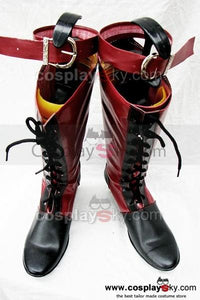 Black Butler Ciel Cosplay Stiefel Rot Maßgeschneiderte