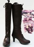 Laden Sie das Bild in den Galerie-Viewer, Black Butler Grell Cosplay Stiefel Schuhe