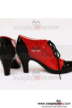 Laden Sie das Bild in den Galerie-Viewer, Black Butler Grell Cosplay Schuhe Stiefel Schwarz und Rot