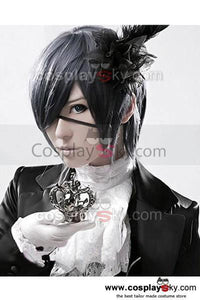 Black Butler Kuroshitsuji Ciel Phantomhive Cosplay Kurzfristig Perücke