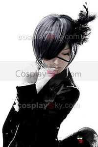 Black Butler Kuroshitsuji Ciel Phantomhive Cosplay Kurzfristig Perücke