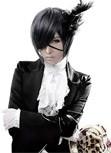 Black Butler Kuroshitsuji Ciel Phantomhive Cosplay Kurzfristig Perücke