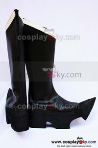 Schwarz Golden Saw Cosplay Stiefel Schuhe Maßgeschneiderte