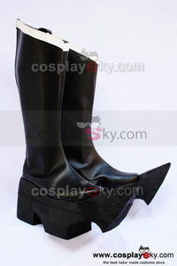 Schwarz Golden Saw Cosplay Stiefel Schuhe Maßgeschneiderte