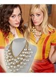 2 Broke Girls Caroline Double Layer Pearl Pendant Necklace