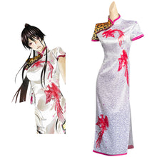 Laden Sie das Bild in den Galerie-Viewer, Hell&#39;s Paradise: Jigokuraku Sagiri Cheongsam Kleid Cosplay Halloween Karneval Outfits