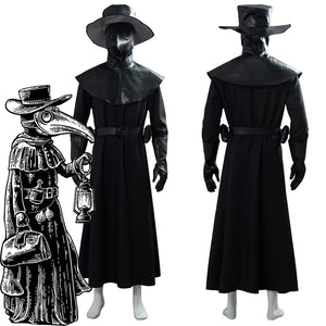 Steampunk Gotik Plague Doctor Pestartz Pest Doktor Kostüm Halloween Kostüm Version C