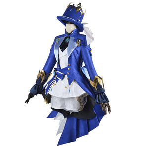 Genshin Impact Focalors Kostüm Cosplay Halloween Karneval Outfits