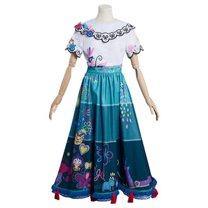 Encanto Mirabel Kleid Cosplay Kostüme Halloween Karneval Outfits