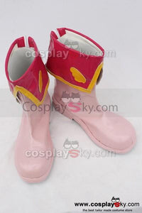 Card Captor Sakura Cosplay Schuhe Stiefel Rosa
