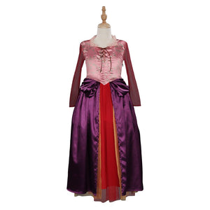 Kinder Sarah Sanderson Hocus Pocus Cosplay Mädchen Halloween Karneval Kleid