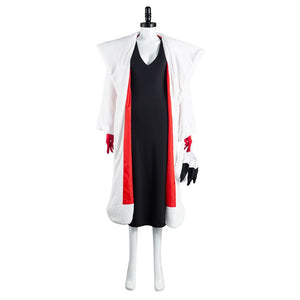 Cruella De Vil Cruella Mantel Kostüm Cosplay Halloween Karneval Outfits