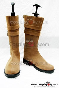 Klassischen Braun Flat Stiefel Schuhe Maßgeschneiderte Cosplay