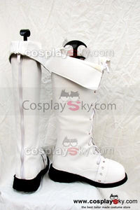 Klassischen Weiß Stiefel Schuhe Can be flipped Maßgeschneiderte
