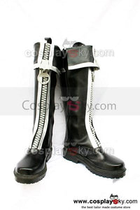 D.Gray-man Allen Walker Cosplay Schwarz Stiefel Maßgeschneiderte