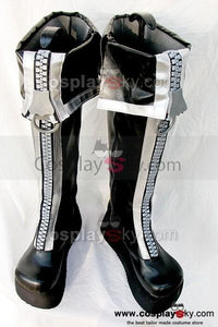 D.Gray-man Allen Walker Cosplay Schwarz Stiefel Maßgeschneiderte