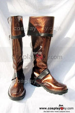 Laden Sie das Bild in den Galerie-Viewer, D.Gray-man Lavi Cosplay Stiefel Schuhe Dunkelbraun