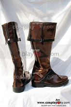 Laden Sie das Bild in den Galerie-Viewer, D.Gray-man Lavi Cosplay Stiefel Schuhe Dunkelbraun