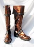 Laden Sie das Bild in den Galerie-Viewer, D.Gray-man Lavi Cosplay Stiefel Schuhe Dunkelbraun
