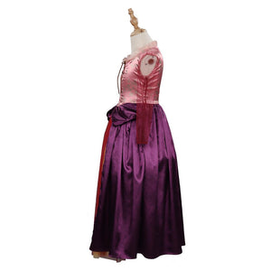 Kinder Sarah Sanderson Hocus Pocus Cosplay Mädchen Halloween Karneval Kleid