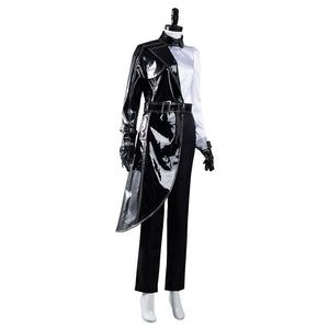 Cruella Cosplay Kostüm Hemd Mantel Outfits Halloween Karneval Suit