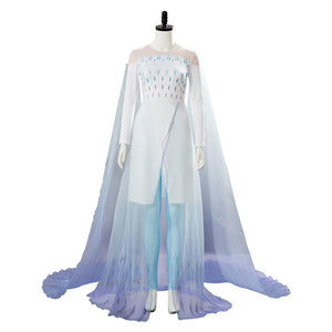 Ahtohallan Königin Elsa Kostüm Elsa Frozen 2 Die Eiskönigin 2 Schneeflocke Cosplay Kleid