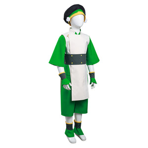 Kinder Avatar Toph Beifong Kostüm The Last Airbender Der Herr der Elemente Cosplay Kostüm