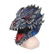 Laden Sie das Bild in den Galerie-Viewer, House of the Dragon Dragon Mask Cosplay Latex Maske Helmet Halloween Party Requisiten