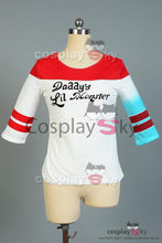 Laden Sie das Bild in den Galerie-Viewer, DC Comics Suicide Squad Harley Quinn T-shirt Cosplay Hemd Kostüm