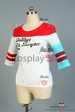 Laden Sie das Bild in den Galerie-Viewer, DC Comics Suicide Squad Harley Quinn T-shirt Cosplay Hemd Kostüm