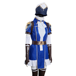 Arcane: League of Legends Caitlyn the Sheriff of Piltover Cosplay Kostüme Halloween Karneval Outfits