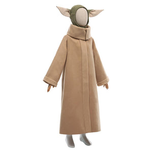 Baby Yoda Grogu Kostüm The Mandalorian Staffel 2 Cosplay Kostüm Outfit Halloween Karneval Kostüm