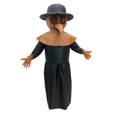 Plague Doctor Pestdoktor Cosplay Aufblasbare Halloween Kostüm Fettkostüm