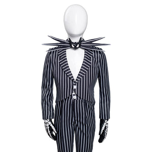 Kinder The Nightmare Before Christmas Jack Skellington Cosplay Kostüme Uniform Halloween Karneval Anzug