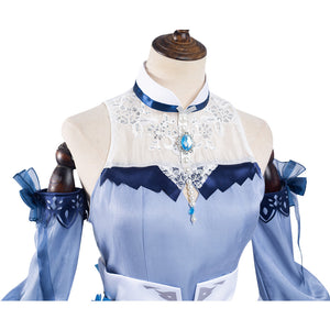 Genshin Impact Qin Cosplay Kostüm Halloween Karneval Outfits