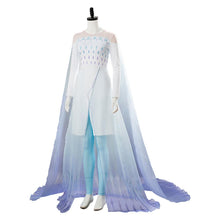 Laden Sie das Bild in den Galerie-Viewer, Ahtohallan Königin Elsa Kostüm Elsa Frozen 2 Die Eiskönigin 2 Schneeflocke Cosplay Kleid