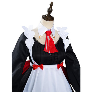 Genshin Impact x KFC Noelle Dienstmädchen Kleid Cosplay Halloween Karneval Kostüm