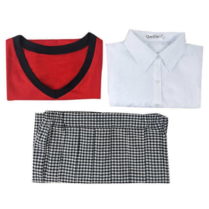 kakegurui Midari Ikishima Cosplay Kostüm Damen Mädchen Schuluniform Outfits Halloween Kanrevla Kostüm - cosplaycartde