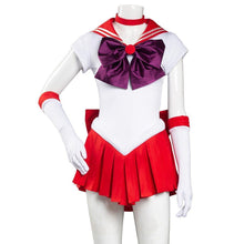 Laden Sie das Bild in den Galerie-Viewer, Sailor Mars Unifrom Sailor Moon Rei Hino Geist des Feuers Cosplay Halloween Karneval Kostüm - cosplaycartde