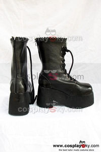Fate Stay Night Saber Cosplay Stiefel Schuhe Schwarz
