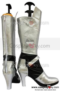 Fate Stay Night Saber Cosplay Stiefel Silber Schuhe