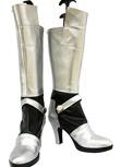 Fate Stay Night Saber Cosplay Stiefel Silber Schuhe