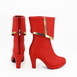 Fate/Apocrypha FA Saber of Red Mordred Stiefel Cosplay Schuhe